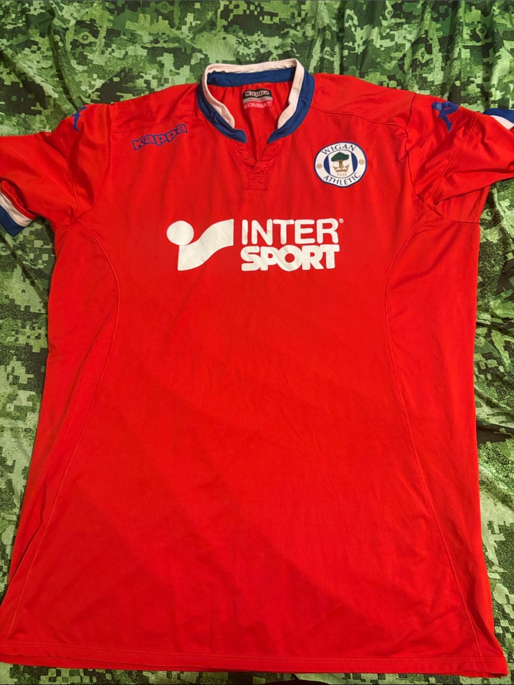 Kappa Wigan Athletic England Soccer Jersey